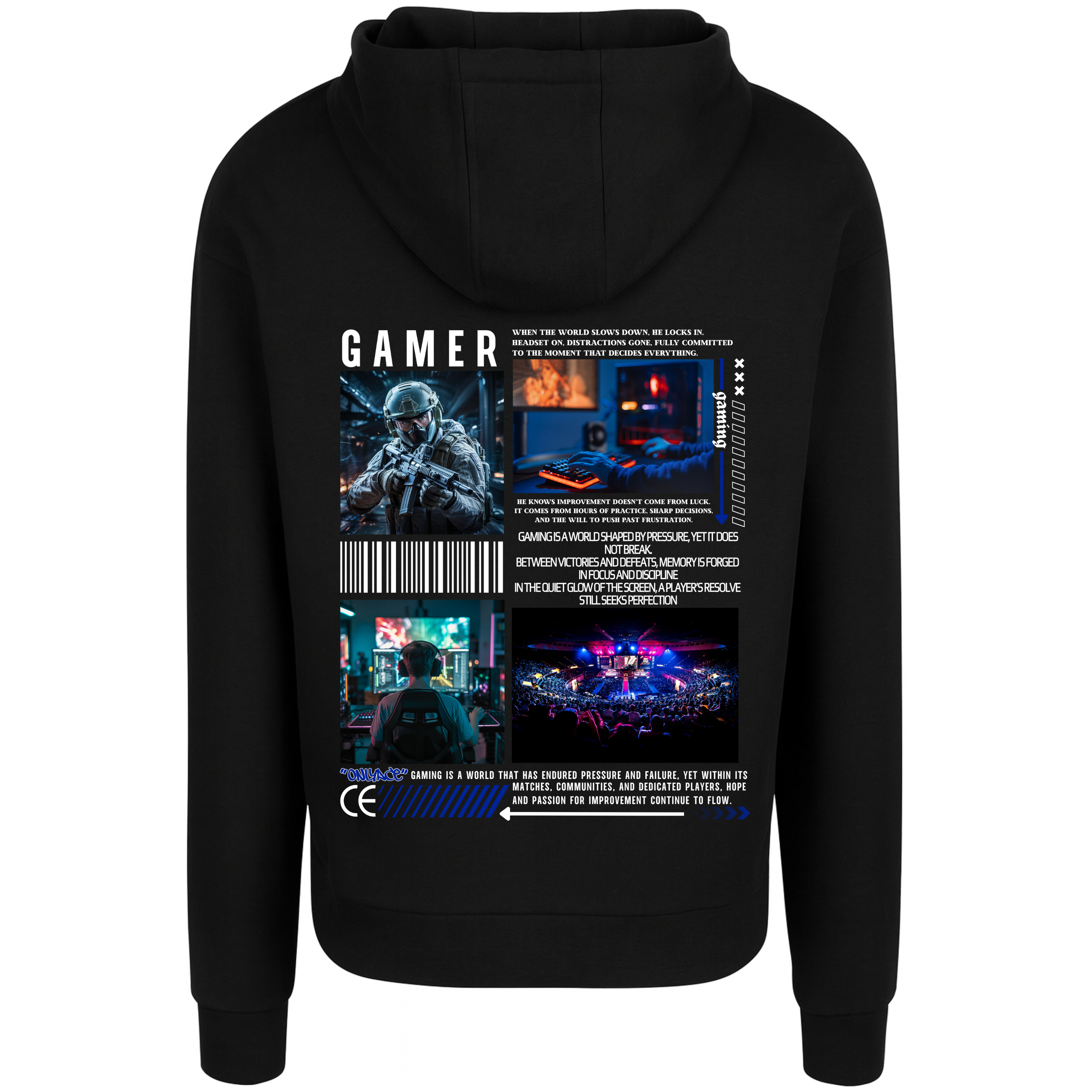 Gamer Backprint Hoodie